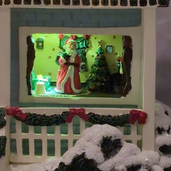 Thomas Kinkade Narrated Christmas House Twas The Night Before Christmas 79490 - Picture 3 of 10